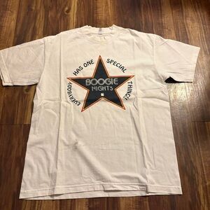 Boogie Nights White Graphic Tee